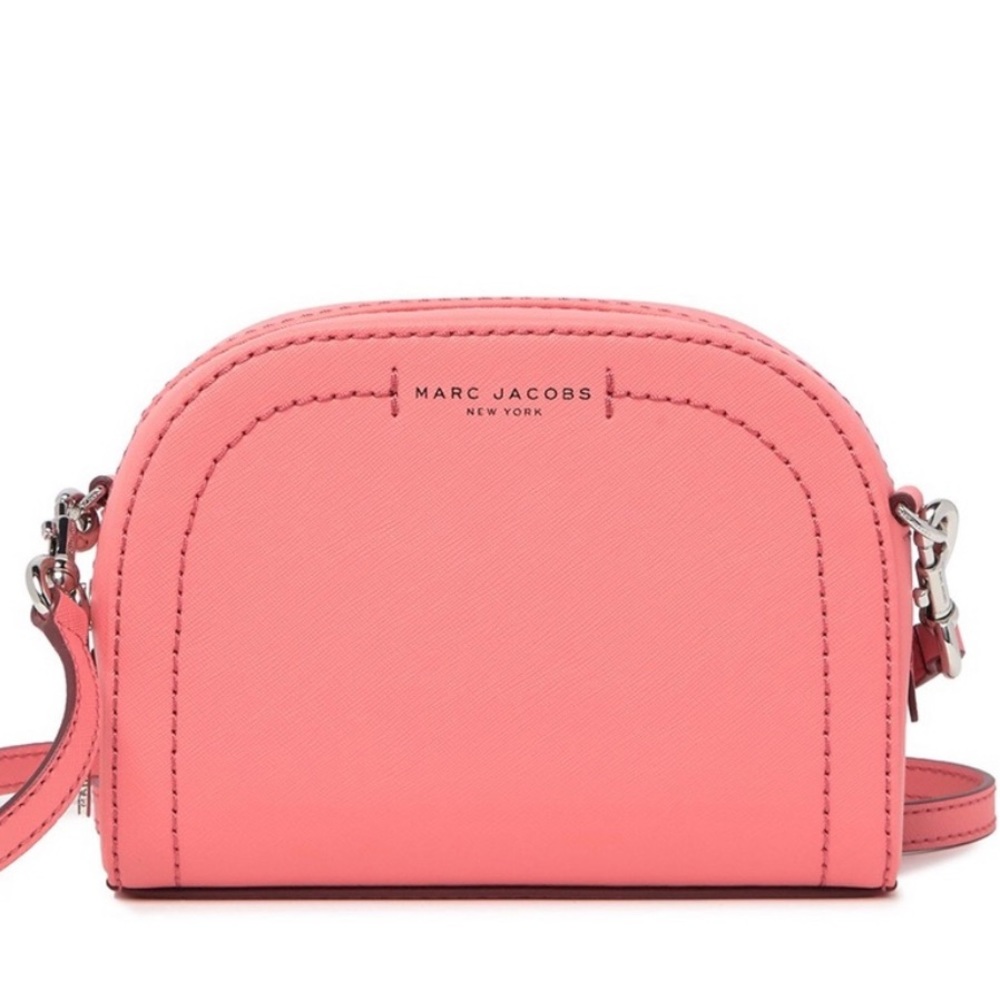 Playback Leather Crossbody Bag - In flamingo pink!
